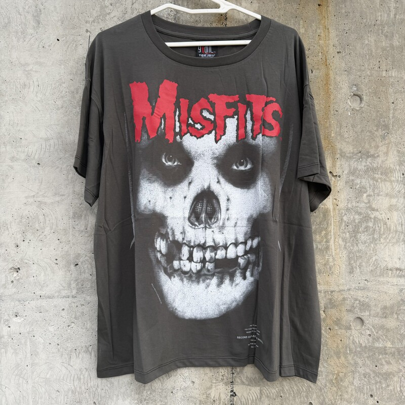 (Clearance) Vintage Tee Misfits Band Rock Heavy Metal Style/Heart Lake Cobain