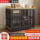 Dog Cage Small Dog Indoor Balcony Kennel with Pulley Mobile Medium-Sized Dog Corgi Large Pet Thick Fence