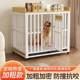 Dog Cage Small Dog Indoor Balcony Kennel with Pulley Mobile Medium-Sized Dog Corgi Large Pet Thick Fence