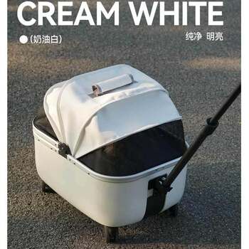 Pet Stroller, Dog and Cat Travel Stroller, Large Trolley Box, Camping Box, Cat Bag, Travel Scooter