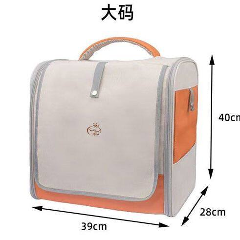 Portable Stress-Relief Pet Backpack Cat Carrier, Large Capacity, 10kg Hard Bottom, Opaque, Winter Warmth