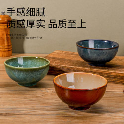 Household Ceramic Bowl, Japanese-Style Rice Bowl, Very Beautiful, Personal Use Bowl, High-End Restaurant Use Bowl, Upscale Club Use Bowl