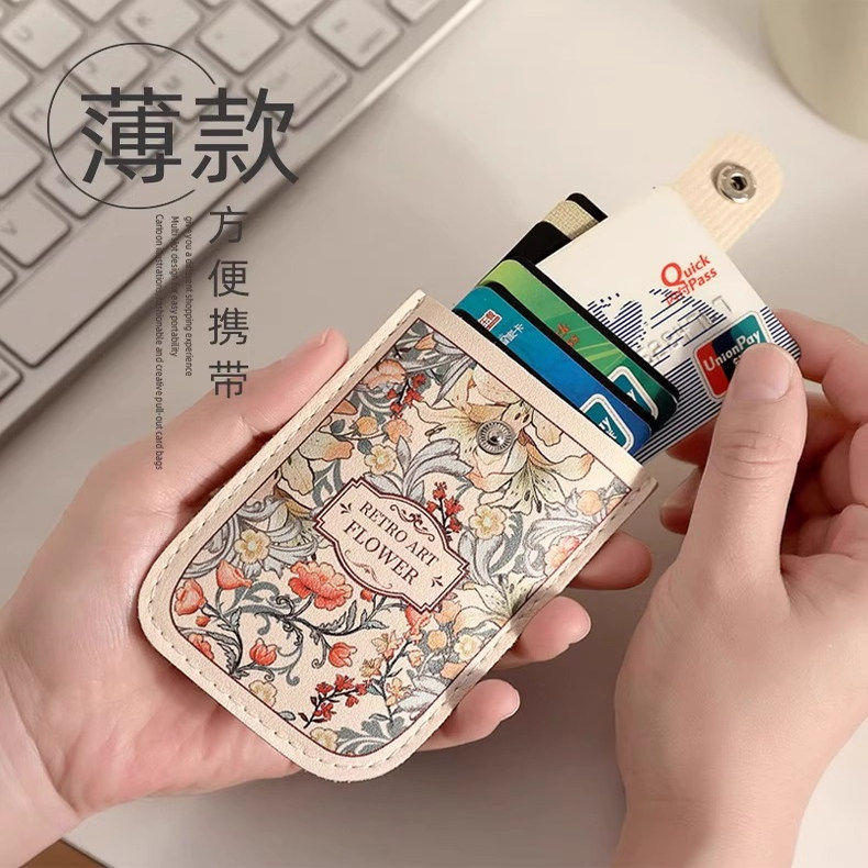 2025 New Fashion Card Holder for Women, Large Capacity Multi-Card Slot Card Holder, Simple and Versatile Card Holder for Women