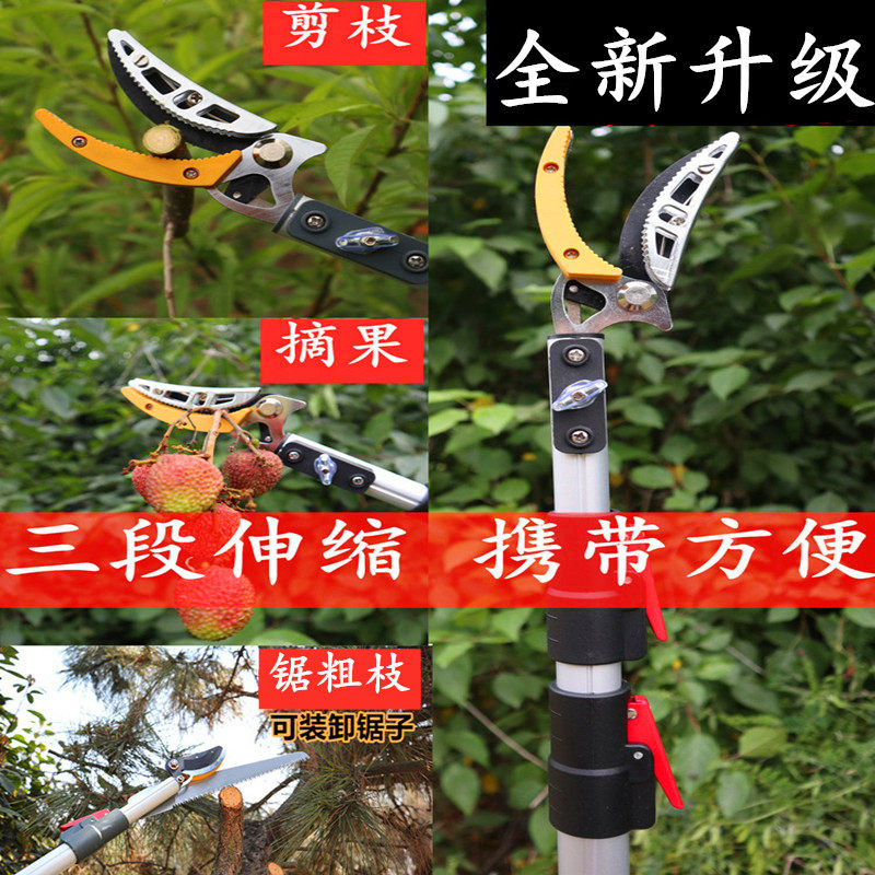 日式多功能伸缩摘果神器高枝剪高空剪枝剪摘果器采摘W荔枝龙眼枇-淘宝Taobao | 天猫Tmall