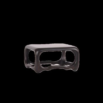 Solid wood purple sandalwood rosewood miniature bonsai vase antique jade chinese small square table teapot base wooden holder