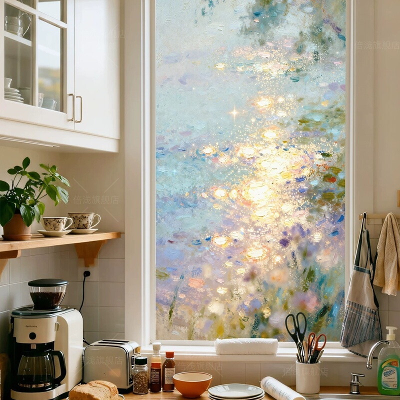 Imported Frosted Glass Film Anti-Peeping Privacy Film Bathroom Electrostatic Window Sticker Bedroom Room Window Glass Sticker