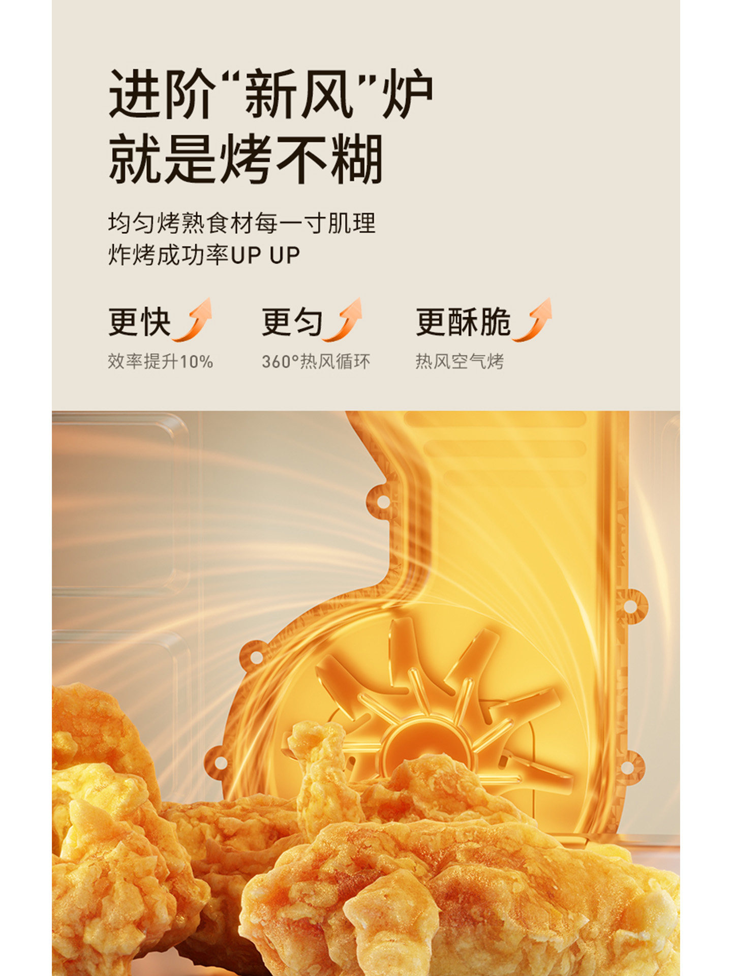 Joyoung Electric Oven New Model Small Convection Oven for Home Use 40 Liters Large Capacity Air Fryer Oven Baking Machine Vn317