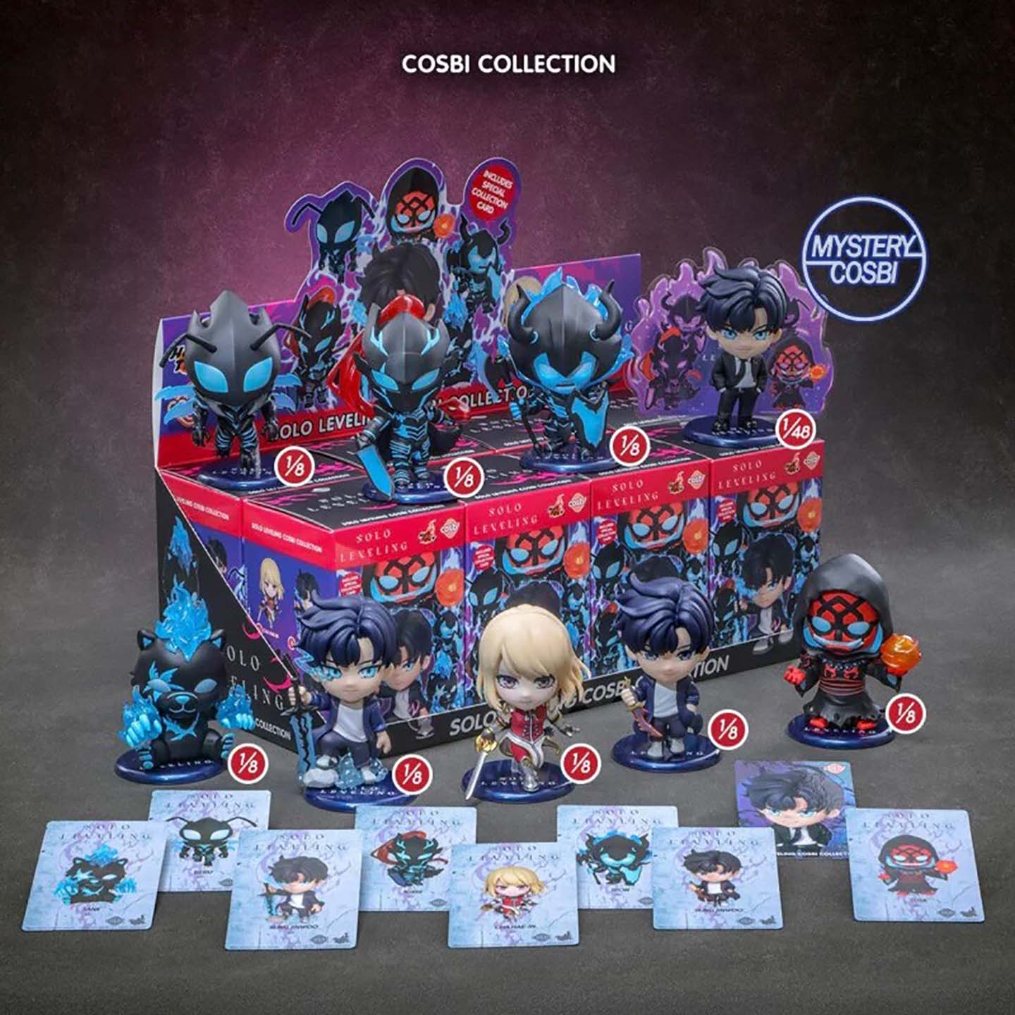 Authentic Hot Toys Solo Leveling Cosbi Blind Box Trendy Toy Desktop Decoration Figurine Gift