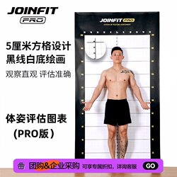 Joinfit Posture Assessment Chart Wallpaper Body Measurement Gym Yoga Studio Body Correction Grid