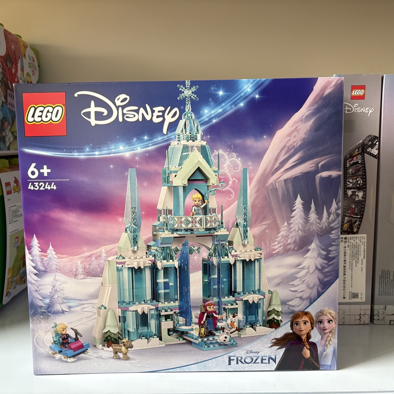 Authentic Lego 43244 Elsa Ice Palace Educational Building Block Toy Gift