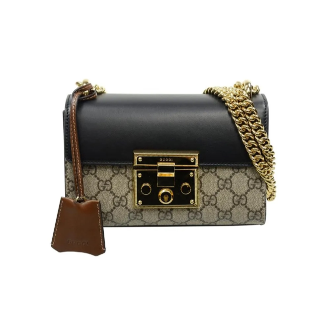 Gucci Luxury Brand 99% New Padlock Moonlight Treasure Box Small Shoulder Crossbody Women's Bag Wz