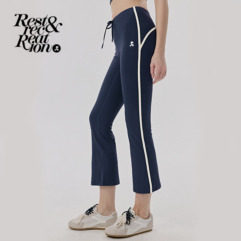 High-Waisted Cropped Sports Pants for Women, Slimming Fitness Casual Flared Yoga Pants High-Waisted Cropped Sports Pants for Women, Slimming Fitness Casual Flared Yoga Pants