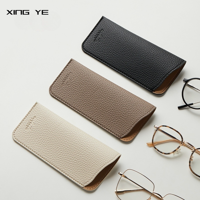Leather Glasses Case Portable Unisex Sunglasses Protective Cover for Myopia Glasses ins Leather Storage Box Leather Glasses Case Portable Unisex Sunglasses Protective Cover for Myopia Glasses ins Leather Storage Box