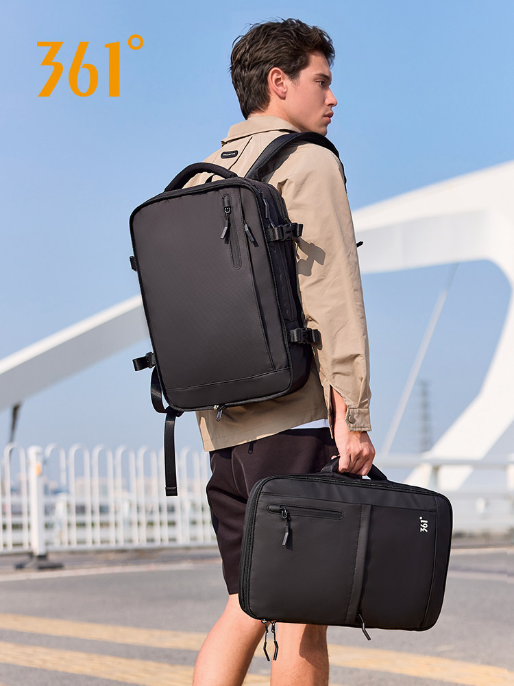 Backpack Men's Backpack 2025 New Large-Capacity Travel Bag Women's Casual Computer Bag School Bag Business Trip Business Bag