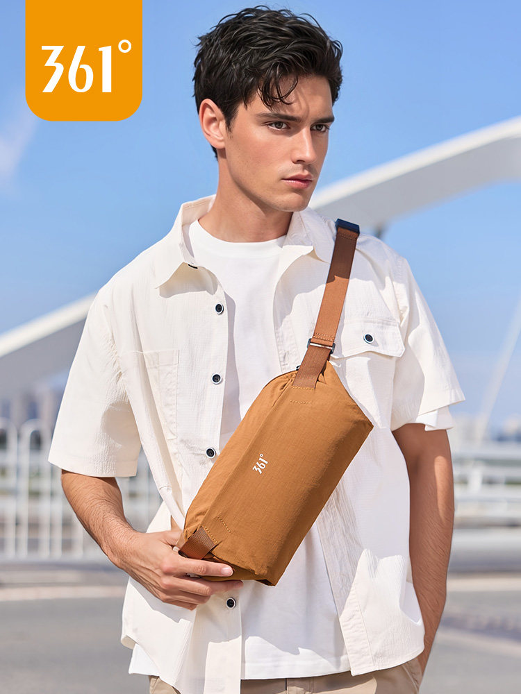 361 Crossbody Bag Men's Shoulder Bag Backpack 2025 New Functional Chest Bag Cycling Waist Bag Commuting Portable Magnetic