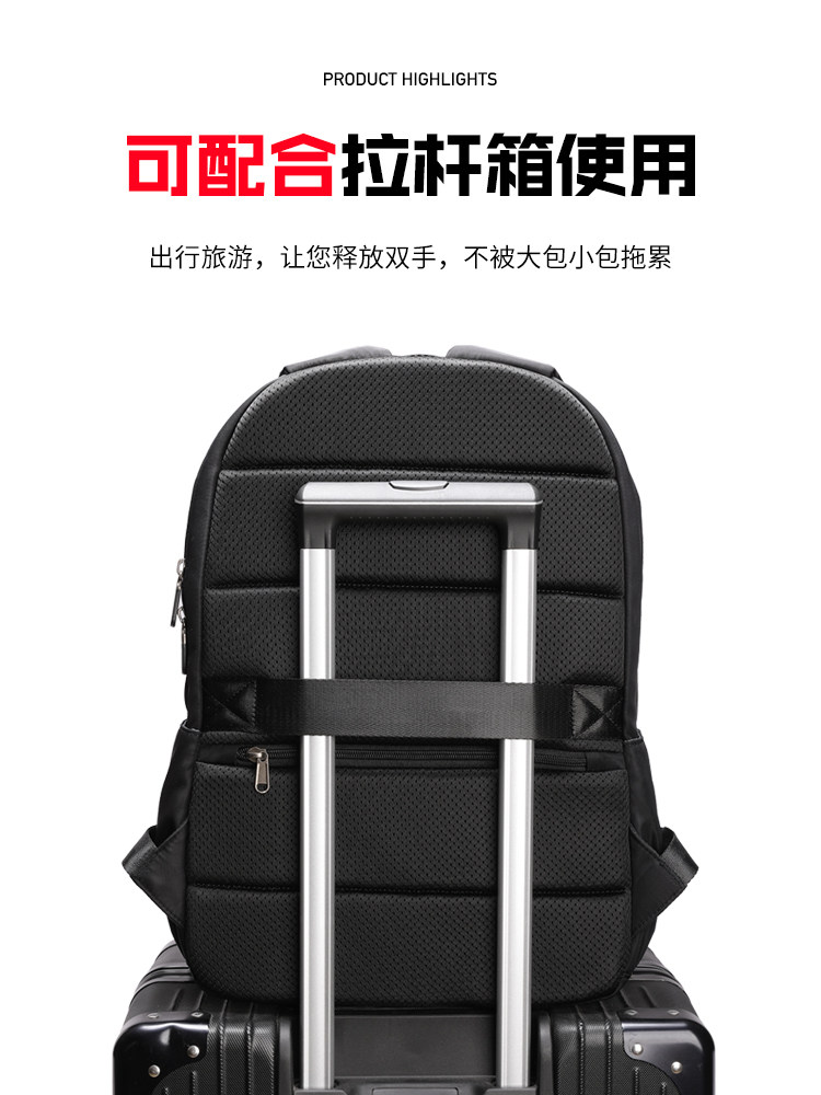 361 ° Backpack for Men 2025 New Model Large Capacity Laptop Bag Waterproof Backpack Middle School Student School Bag Trendy Sports Bag