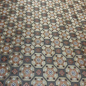 Imitation song dynasty brocade fabric ruyi octagonal treasure pattern antique restored edge packaging brocade box calligraphy and painting framed antiques