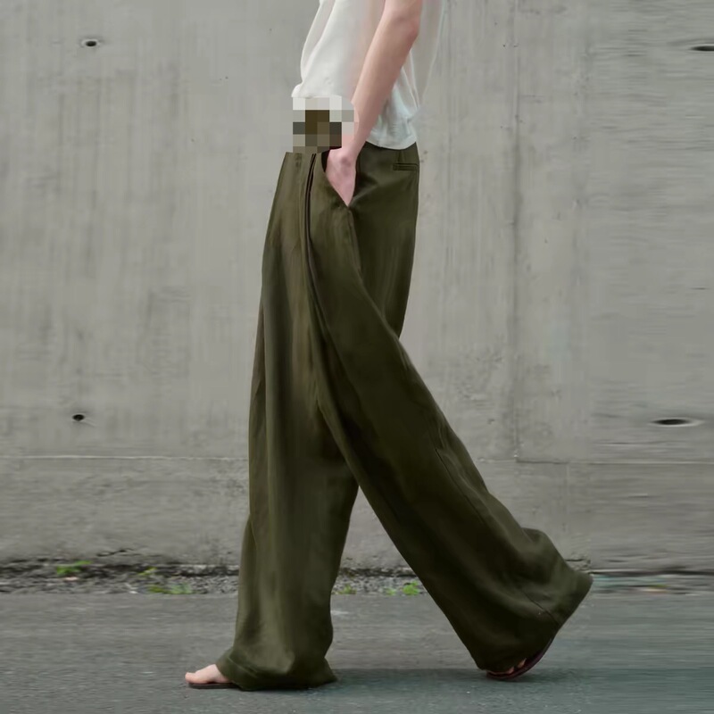 Tomorrow's Benefits: Laisai Er Yama Straight-Leg Pants Tomorrow's Benefits: Laisai Er Yama Straight-Leg Pants