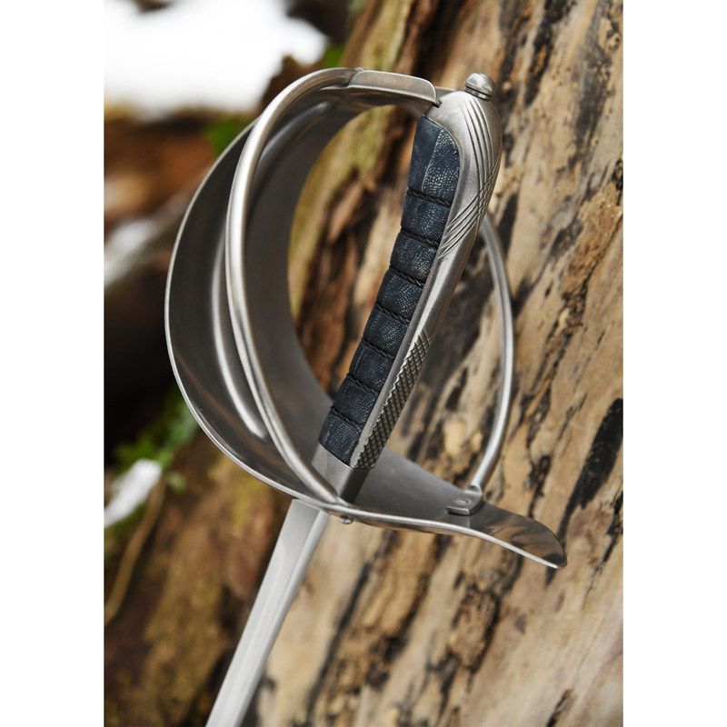【Produced by Meilin】Double-Ring Large Bowl Light Saber, In-Stock Military-Style Saber, Steel Curved Head, Hema Unsharpened 【Produced by Meilin】Double-Ring Large Bowl Light Saber, In-Stock Military-Style Saber, Steel Curved Head, Hema Unsharpened