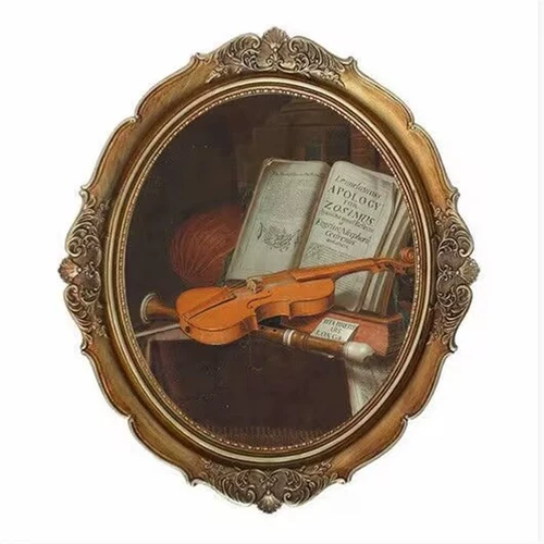 Ретро круглая классическая фоторамка, 6 дюймовая, 7 дюймов