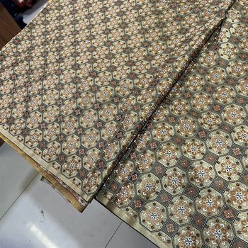 Imitation song dynasty brocade fabric ruyi octagonal treasure pattern antique restored edge packaging brocade box calligraphy and painting framed antiques