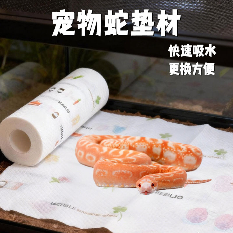 Special Kitchen Paper for Pet Snake Bedding, Disposable Magic Product for Corn Snake Bedding, Daily Cleaning Supplies for Pig Nose Snake Special Kitchen Paper for Pet Snake Bedding, Disposable Magic Product for Corn Snake Bedding, Daily Cleaning Supplies for Pig Nose Snake