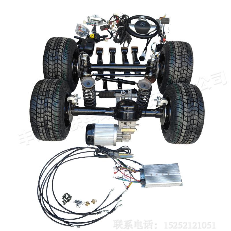 电动四轮车底盘总成的秘密枢纽：前后桥如何承载重任