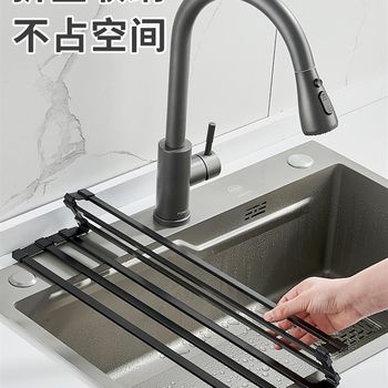 Drain rack sink bowl rack foldable dish sink place bowls and chopsticks h dish storage rack kitchen storage rack drain