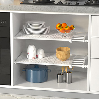 Wardrobe storage partition layer rack dormitory clothes x cabinet partition partition artifact partition plate storage rack free