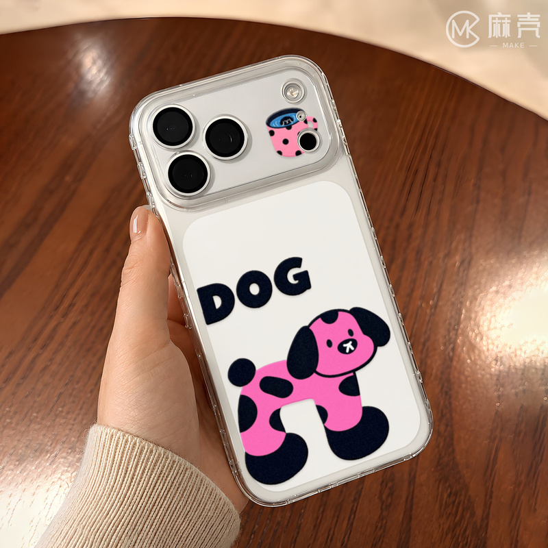 Side Heart-Shaped Spots Puppy Design Phone Case for iPhone 18 Pro Max, Premium Feel, Transparent, Full Coverage, Anti-Drop, Skin-Friendly, Wear-Resistant, Protective for iPhone 17, 16, 15 Pro Max, 14, 13, 12, 11 Plus Side Heart-Shaped Spots Puppy Design Phone Case for iPhone 18 Pro Max, Premium Feel, Transparent, Full Coverage, Anti-Drop, Skin-Friendly, Wear-Resistant, Protective for iPhone 17, 16, 15 Pro Max, 14, 13, 12, 11 Plus