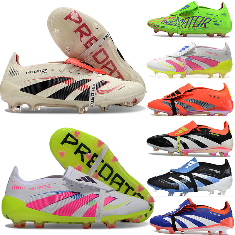 Falcon 25/24Fg Football Boots for Men and Women, Xiao Li Zi Long Spikes, Children's High-End Beckham Predator Flip-Top