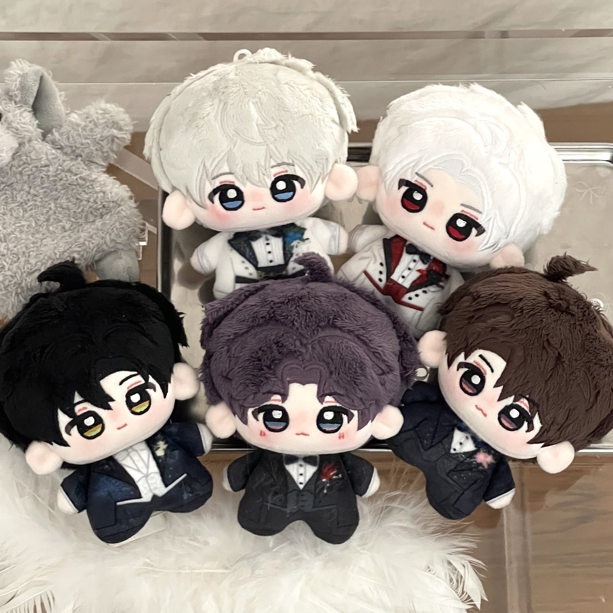 Love and Deepspace Fan-Made 3.94 in Wedding Plush Dolls