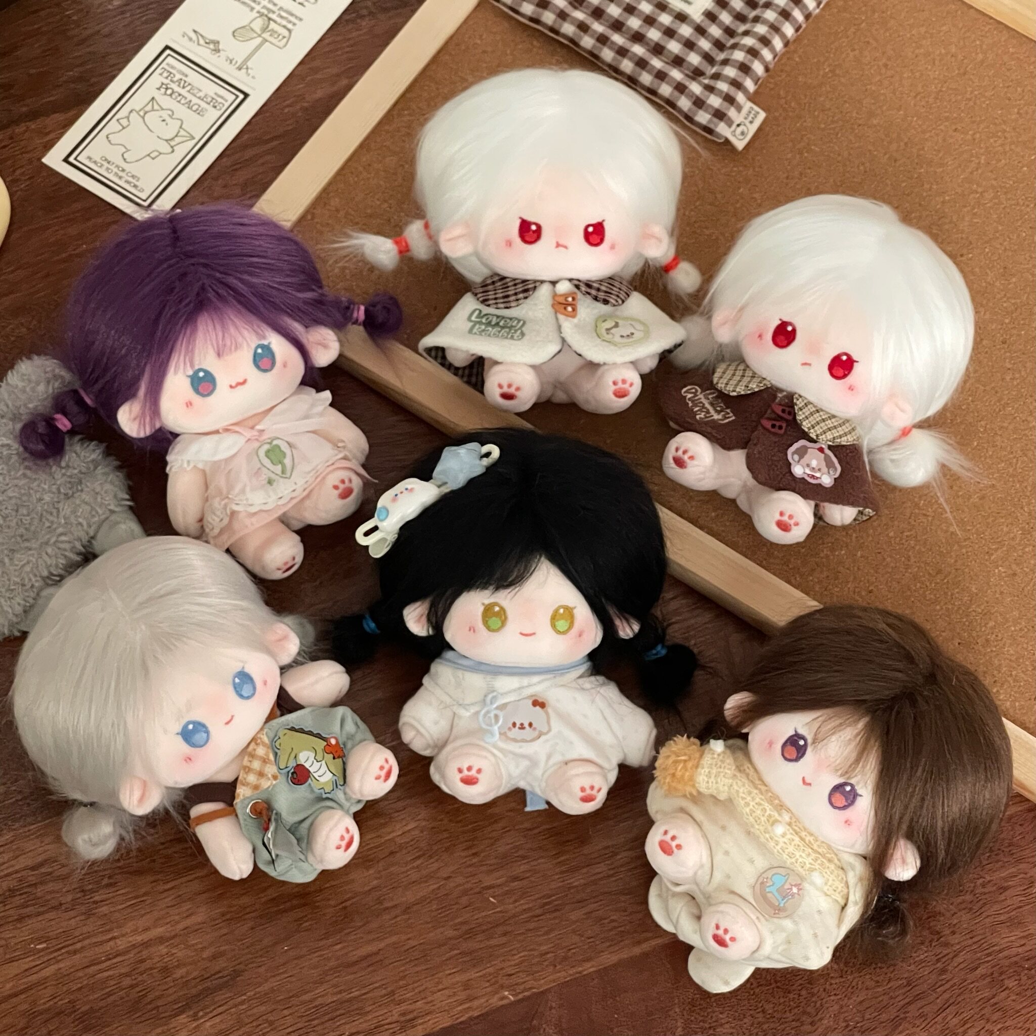 Love and Deepspace Fan-Made 3.94 in Tousled-Hair Plush Dolls