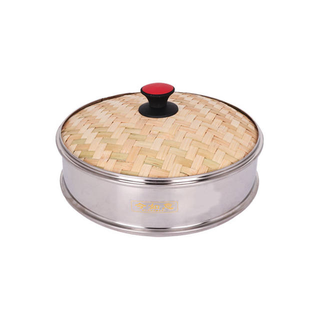 Bamboo Top Lid, Steamer, Wok, Electric Pot, Soup Pot, Anti-Drip, Non-Drip Lid, Anti-Water Filling, Suitable for Various Pot Cages