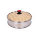 Bamboo Top Lid, Steamer, Wok, Electric Pot, Soup Pot, Anti-Drip, Non-Drip Lid, Anti-Water Filling, Suitable for Various Pot Cages