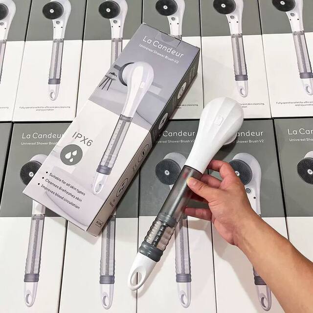 Back Scrubber That Doesn'T Require Anyone Else's Help, Four Brush Heads, Fully Washable, Ipx6 Waterproof Electric Bath Brush, Scrubbing Cleaning Brush, Shower Brush