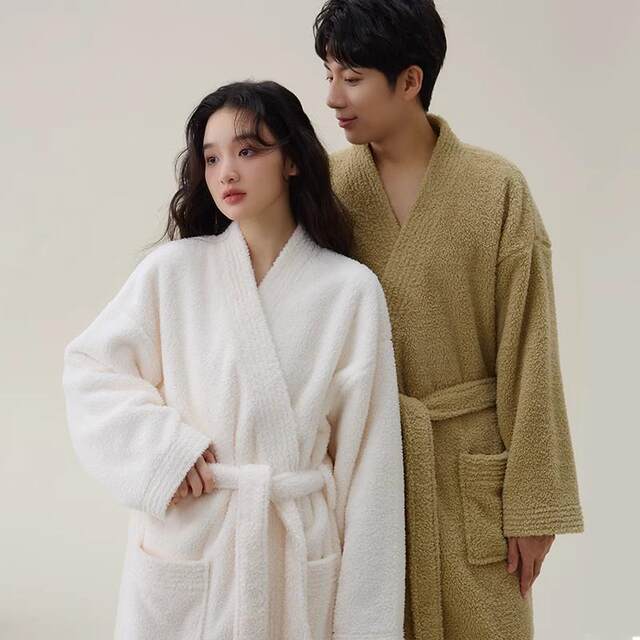 Bathrobe wearable bath towel bathrobe for women 2025 new autumn and winter non-cotton water-absorbent quick-drying full-body wrap nightgown