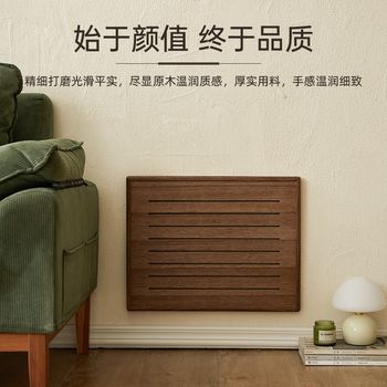 弱电箱装饰遮挡实木配电箱遮丑多媒A体收纳挂画2024新款电闸箱挂