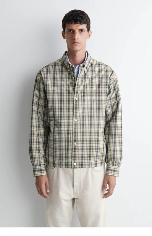 C*S Men's Casual Plaid Padded Shirt Jacket 2026 Autumn New Arrival 1353348002