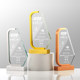 New Crystal Metal Trophy and Medal Personalized with Engraving for Sports Competitions, Company Annual Awards, and Commemorative Awards