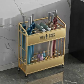 Umbrella rack commercial hotel lobby large capacity umbrella storage layer rack company j umbrella storage rack can be customized
