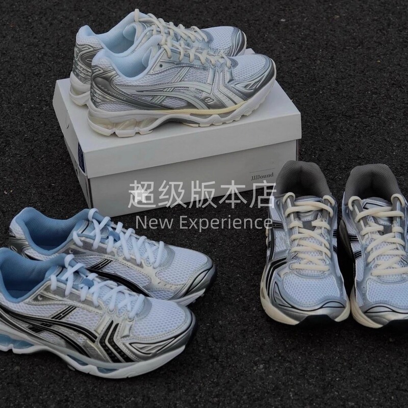 Top! K14 Jjjjound Kith Collaboration Sports Running Shoes for Men, Low-Top Retro Mesh Casual Sneakers for Women
