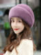Mink fur hat for middle-aged and elderly women in winter, whole mink fur ear protection and warm winter fashion mink velvet mom fur hat