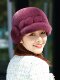 Mink Fur Hat for Middle-Aged and Elderly Women, Winter Full Mink Fur Ear Protection Fur Hat, Winter Fashionable Mink Velvet Warm Cotton Hat
