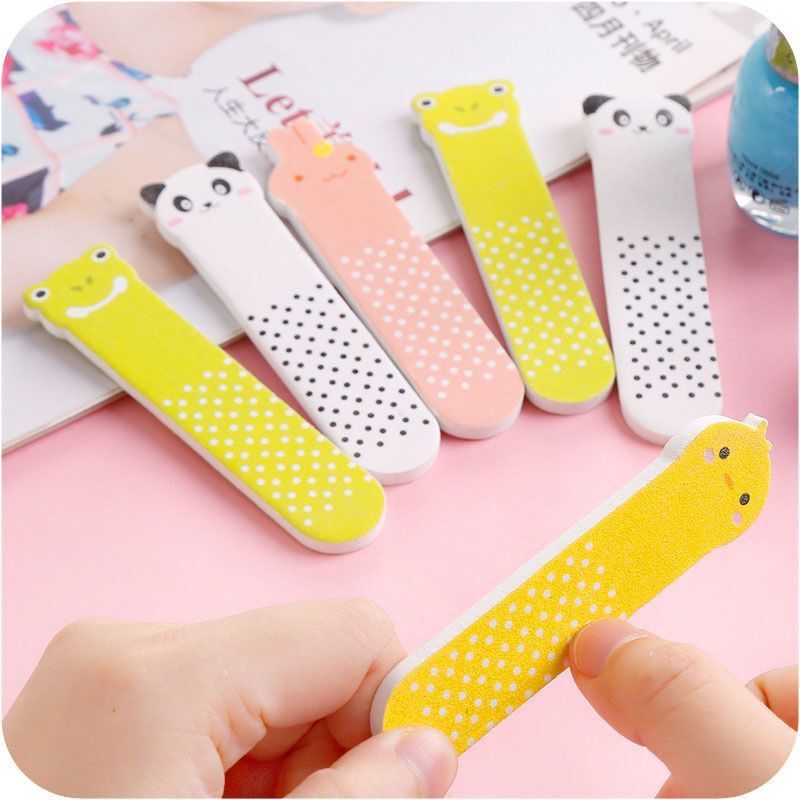 Cute Cartoon Animal-Shaped Nail File, Manicure Tool, Sanding File, Nail Artifact, Manicure Set