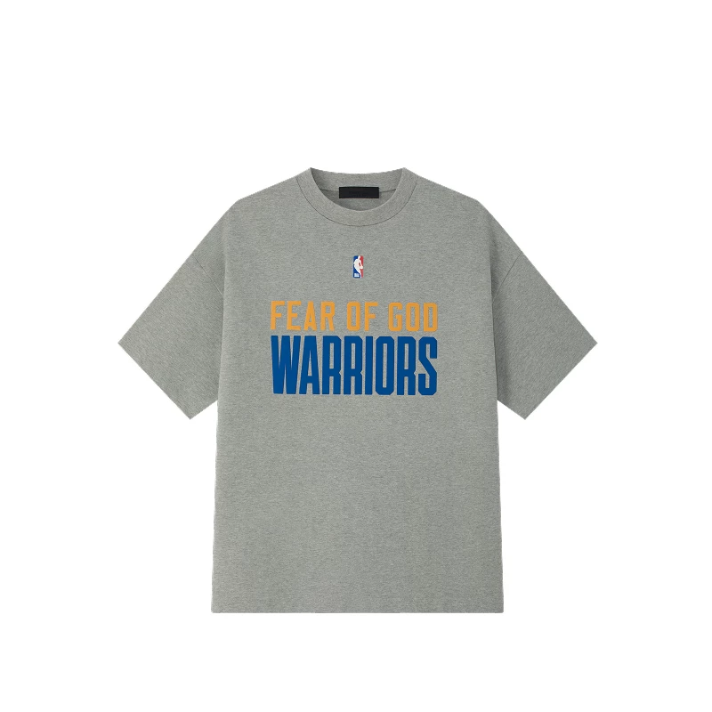 [Сначала 50% скидки] FEAR OF GOD ESSENTIALS Мужская NBA совместный брендинг 90-х короткие рукав T-шорт