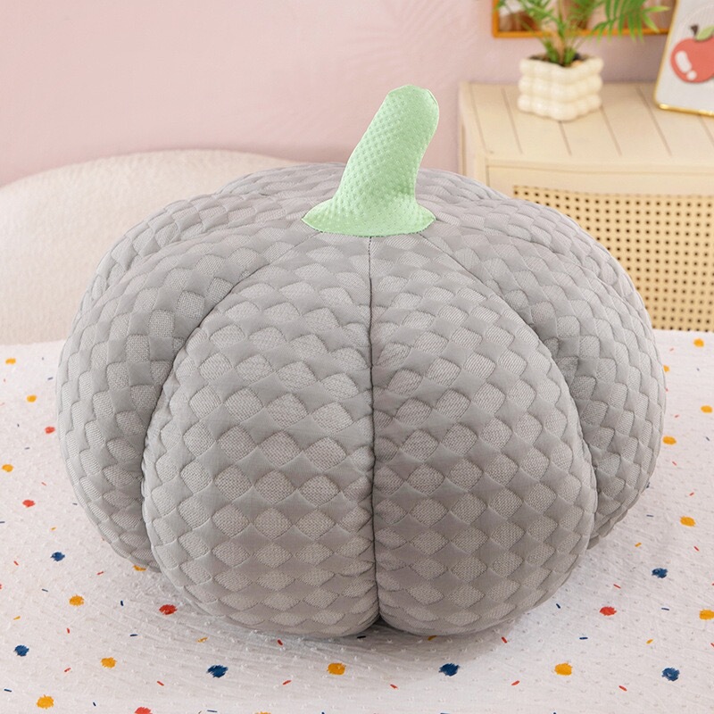 Cooling Pumpkin Pillow, Summer Ice Silk Sleeping Pillow, Cartoon Lumbar Pillow for Girls, Suitable for Sleeping in Bedroom or Office