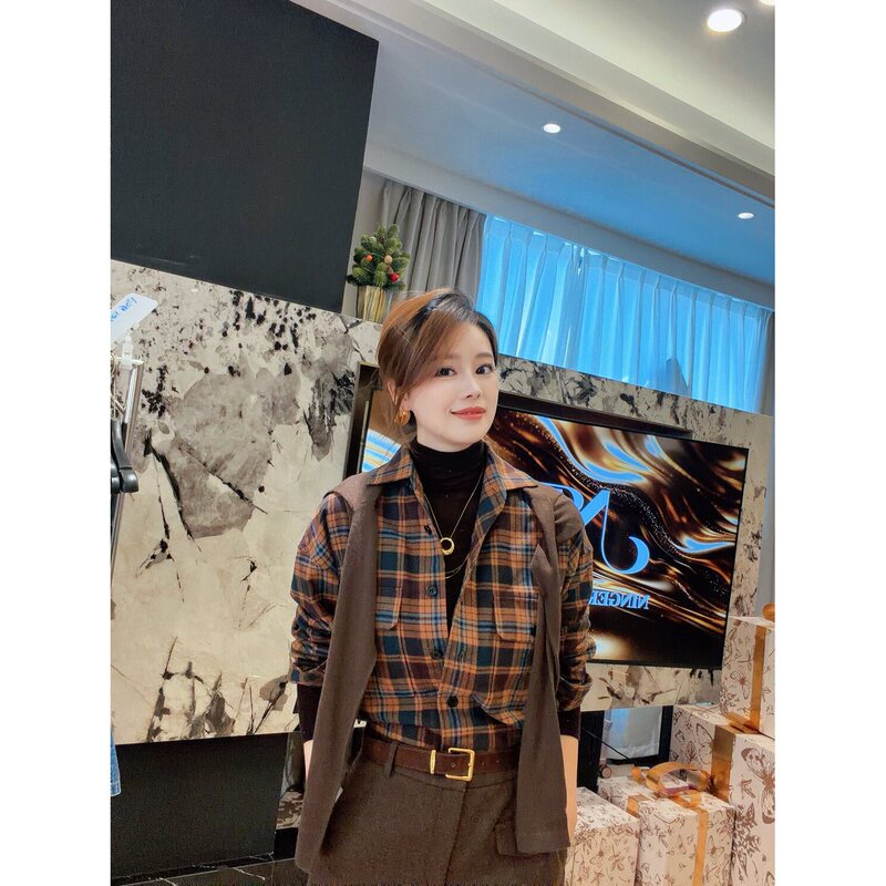 【True Love】Classic Plaid Brushed Casual Shirt Td3S8052116Y 【True Love】Classic Plaid Brushed Casual Shirt Td3S8052116Y