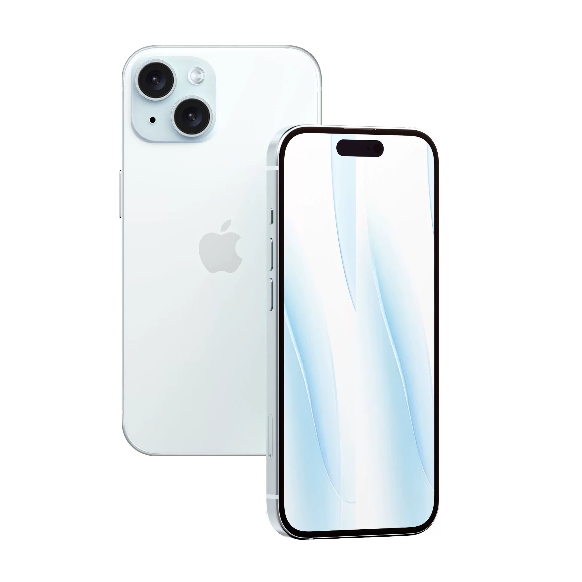 Смартфон (Apple) iPhone 15 и 15 Plus, Dynamic Island, 6,1–6,7 дюйма, 128–512 ГБ