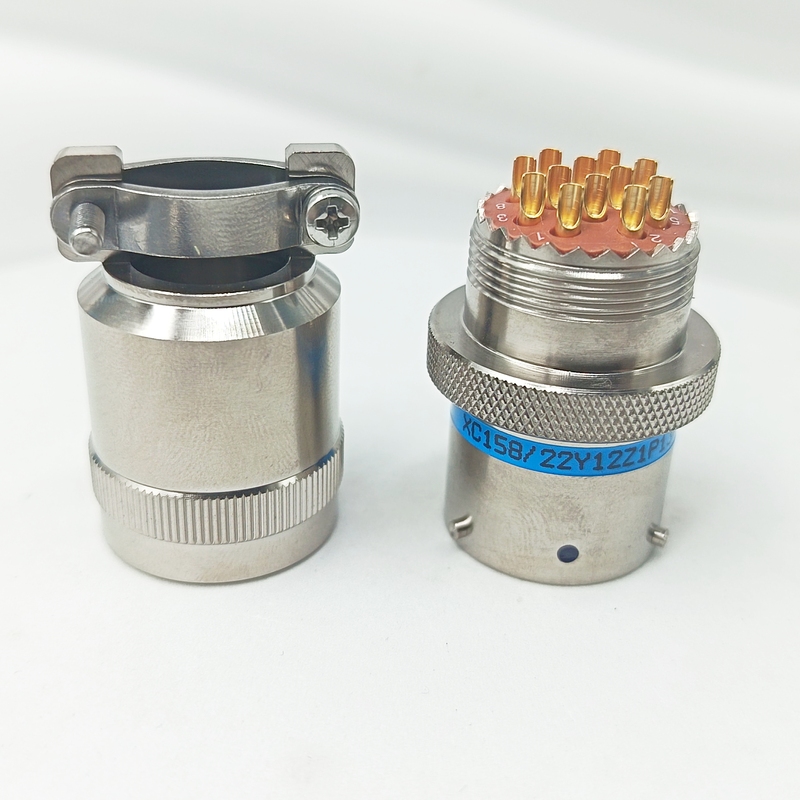 Xc158 Series Xc158/22Y12Z1P1 12-Core Circular Electrical Connector Plug and Socket Source Factory